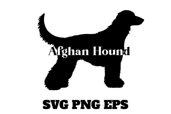 Afghan Hound Dog Silhouette – A Designer’s Take