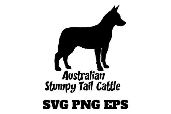 Australian Stumpy Tail Cattle Vector for Embroidery