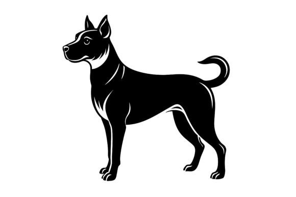 Dog Vector Silhouette Illustrator Design Review
