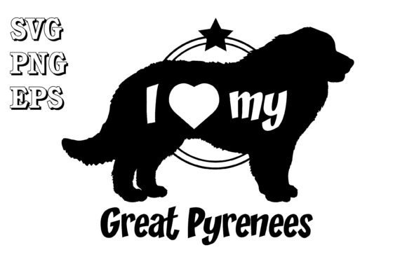 Great Pyrenees Dog Silhouette – A Designer’s Review