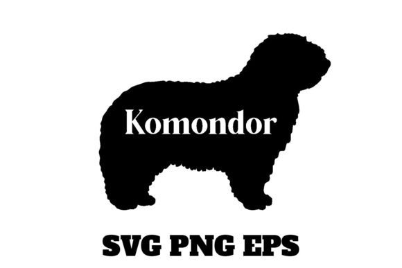Komondor Vector Dog