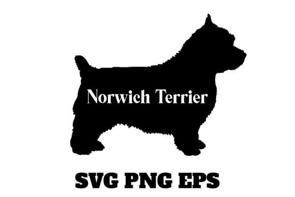 Norwich Terrier Dog Silhouette Vector: Design Review