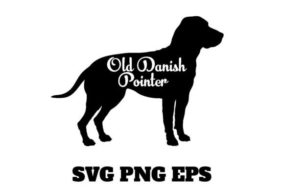 Old Danish Dog Silhouette Vector: A Designer's Review