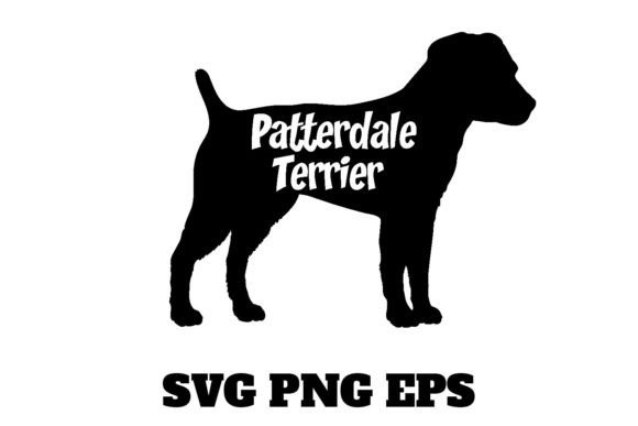 Patterdale Terrier Dog Silhouette Review for Embroidery Projects