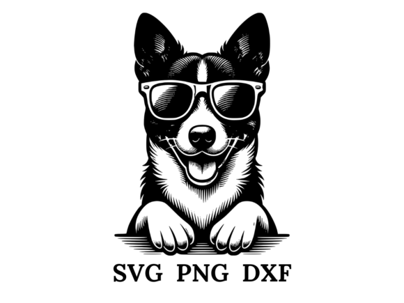 Peeking Dogs Basenji: A Designer’s Take on That Quirky Canine Graphic
