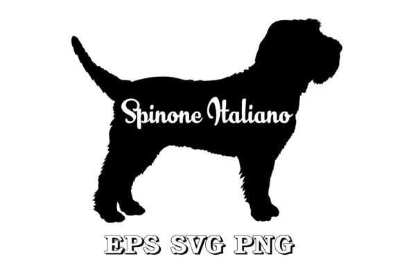 Spinone Italiano Dog Silhouette