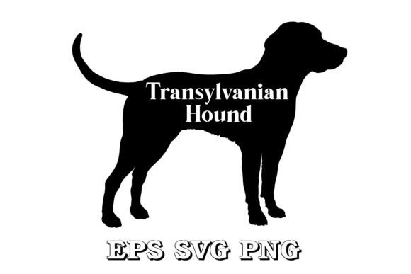 Transylvanian Hound Dog Silhouette