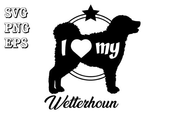 Wetterhoun Dog Silhouette: A Designer's Review for Real Embroidery Projects