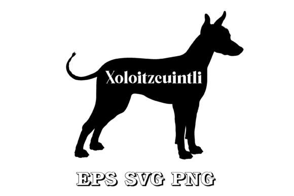 Xoloitzcuintli Dog Silhouette